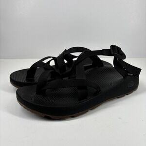 Chaco Tegu Men's US 12 Black Slip-On Strappy Hiking Water Sport Sandals J106639